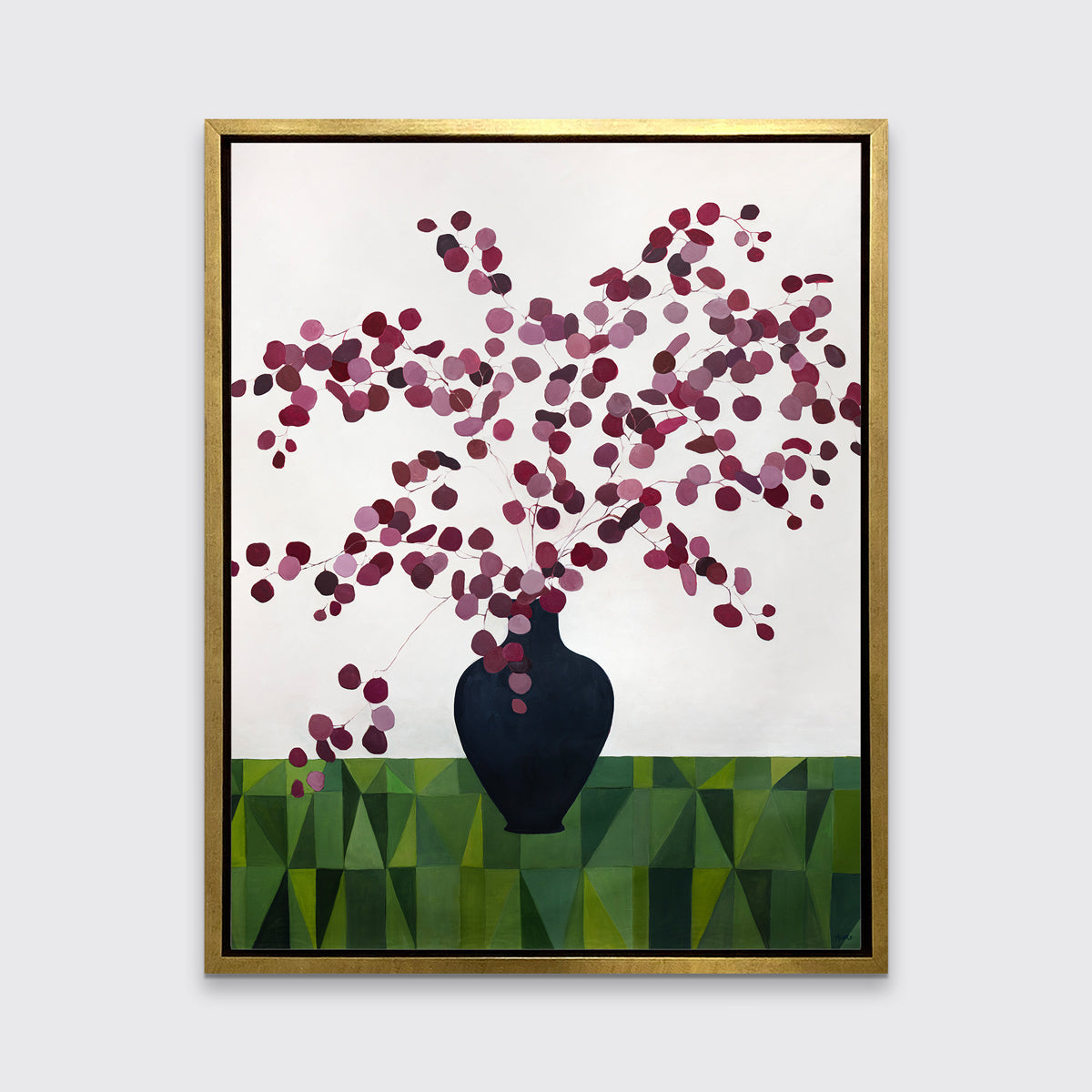 Green Quilt - Open Edition Canvas Print
