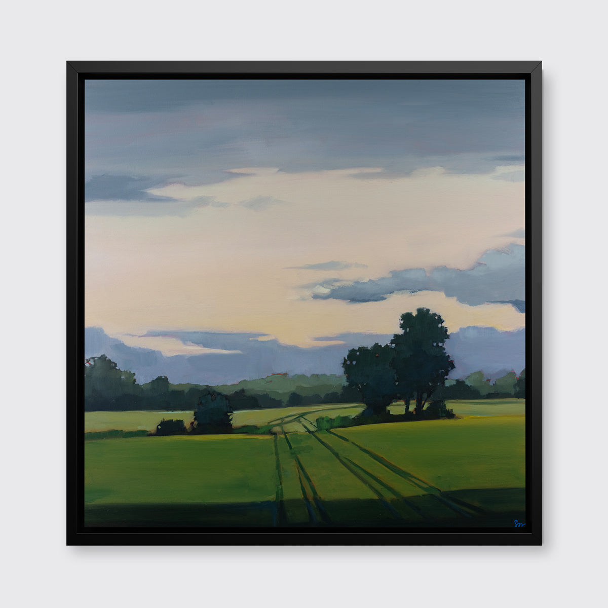 Green Track - Open Edition Canvas Print
