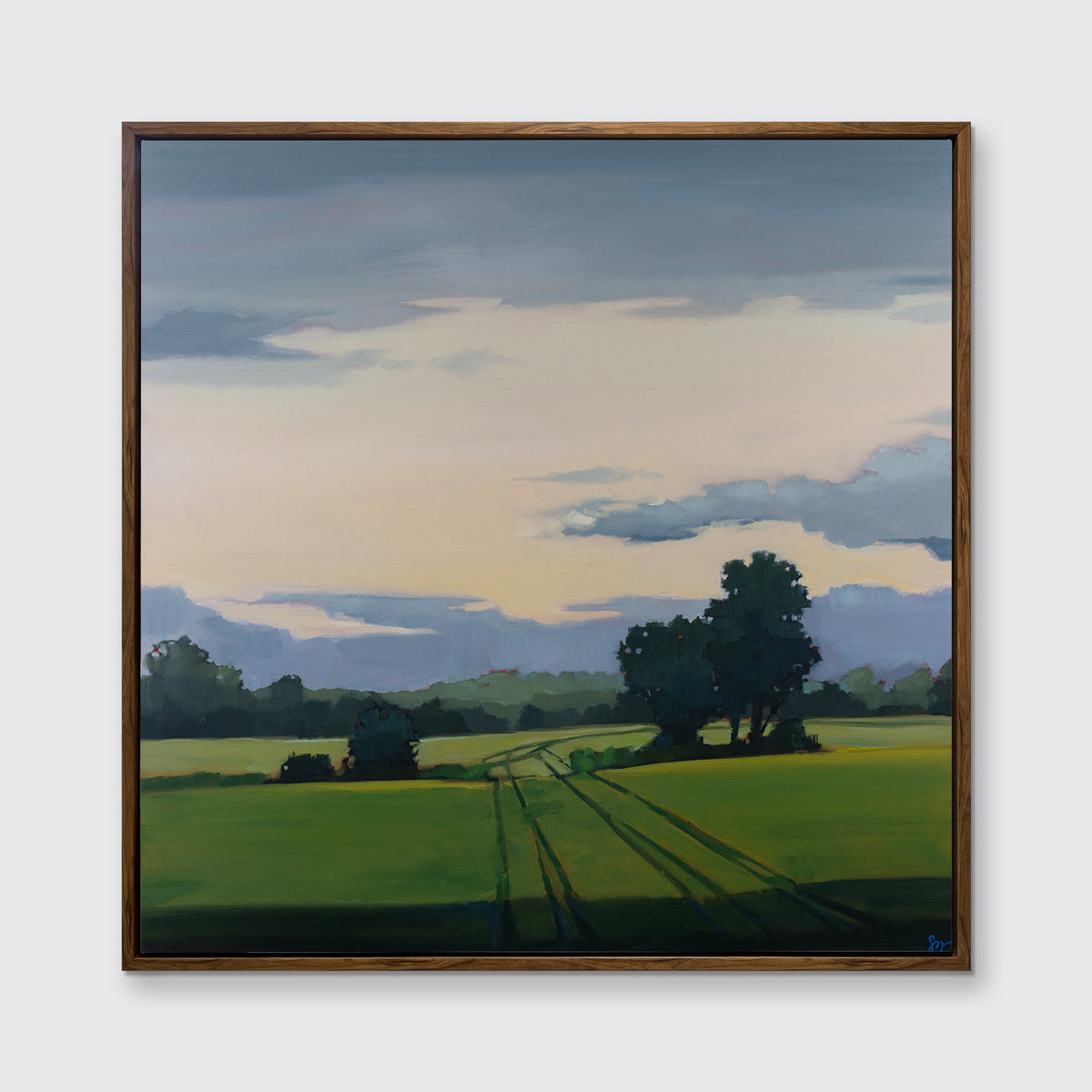 Green Track - Open Edition Canvas Print