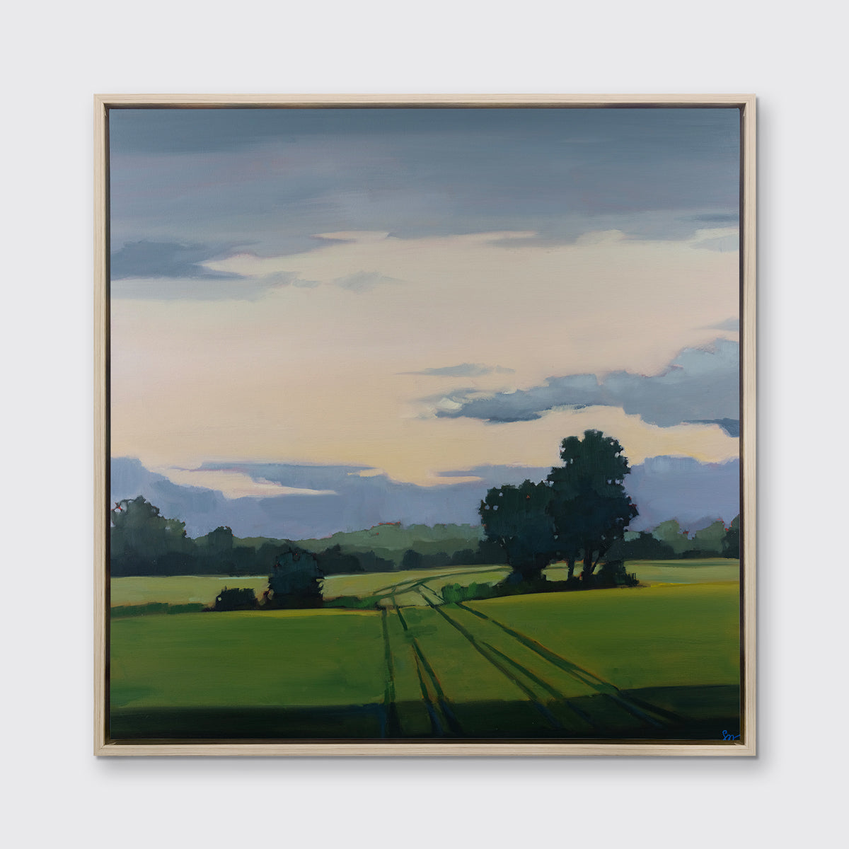 Green Track - Open Edition Canvas Print