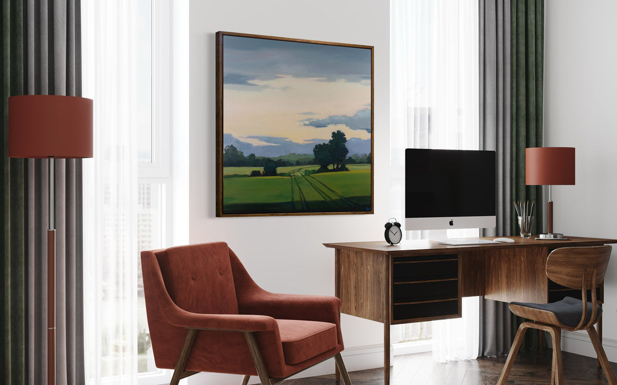 Green Track - Open Edition Canvas Print