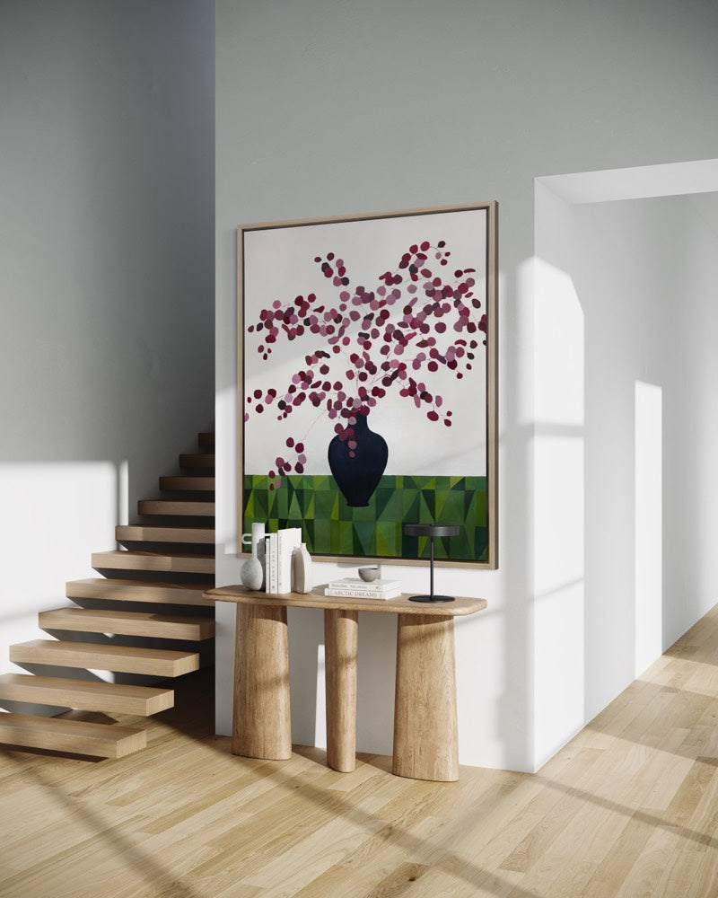 Green Quilt - Open Edition Canvas Print