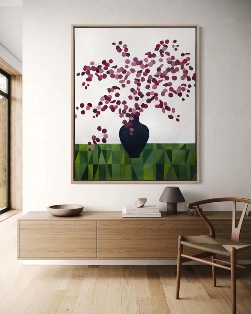 Green Quilt - Open Edition Canvas Print