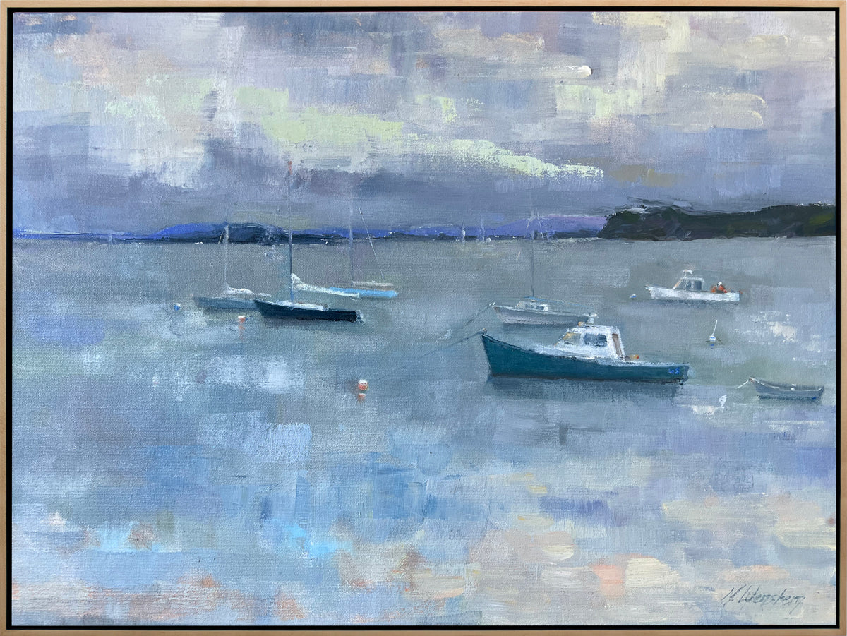Harbor Boats - Original Painting *