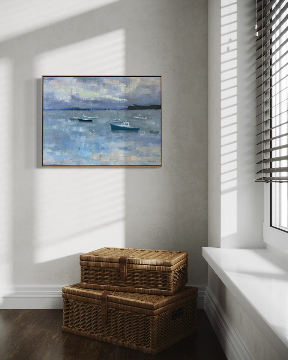 Harbor Boats - Original Painting *