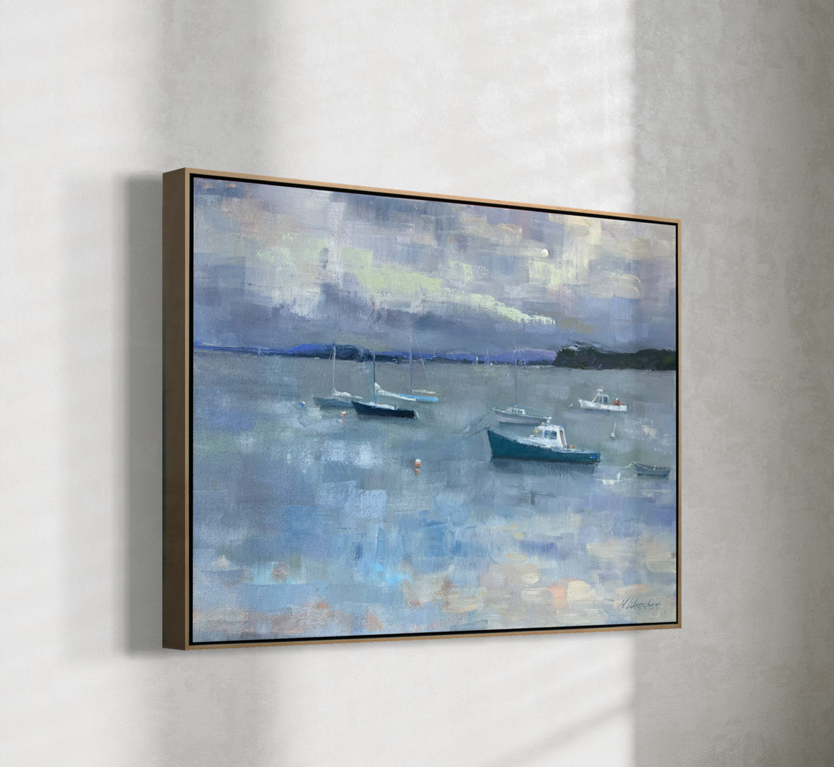 Harbor Boats - Original Painting *