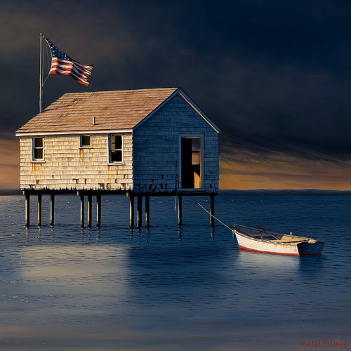 House On Stilts - Original Painting