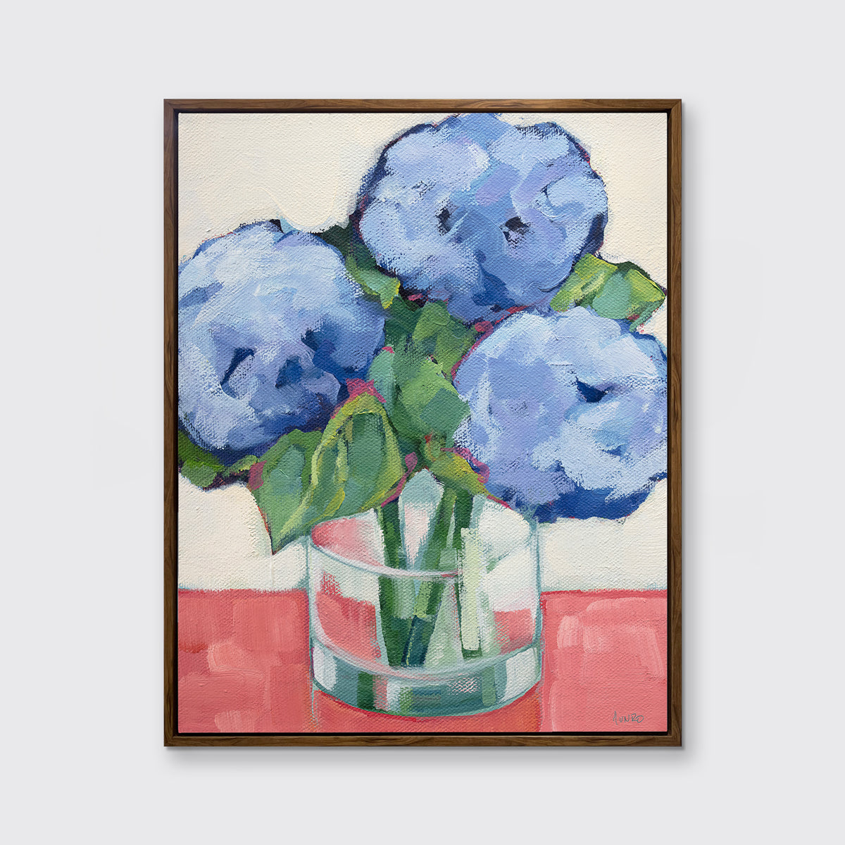 Hydrangea Study 2 - Open Edition Canvas Print