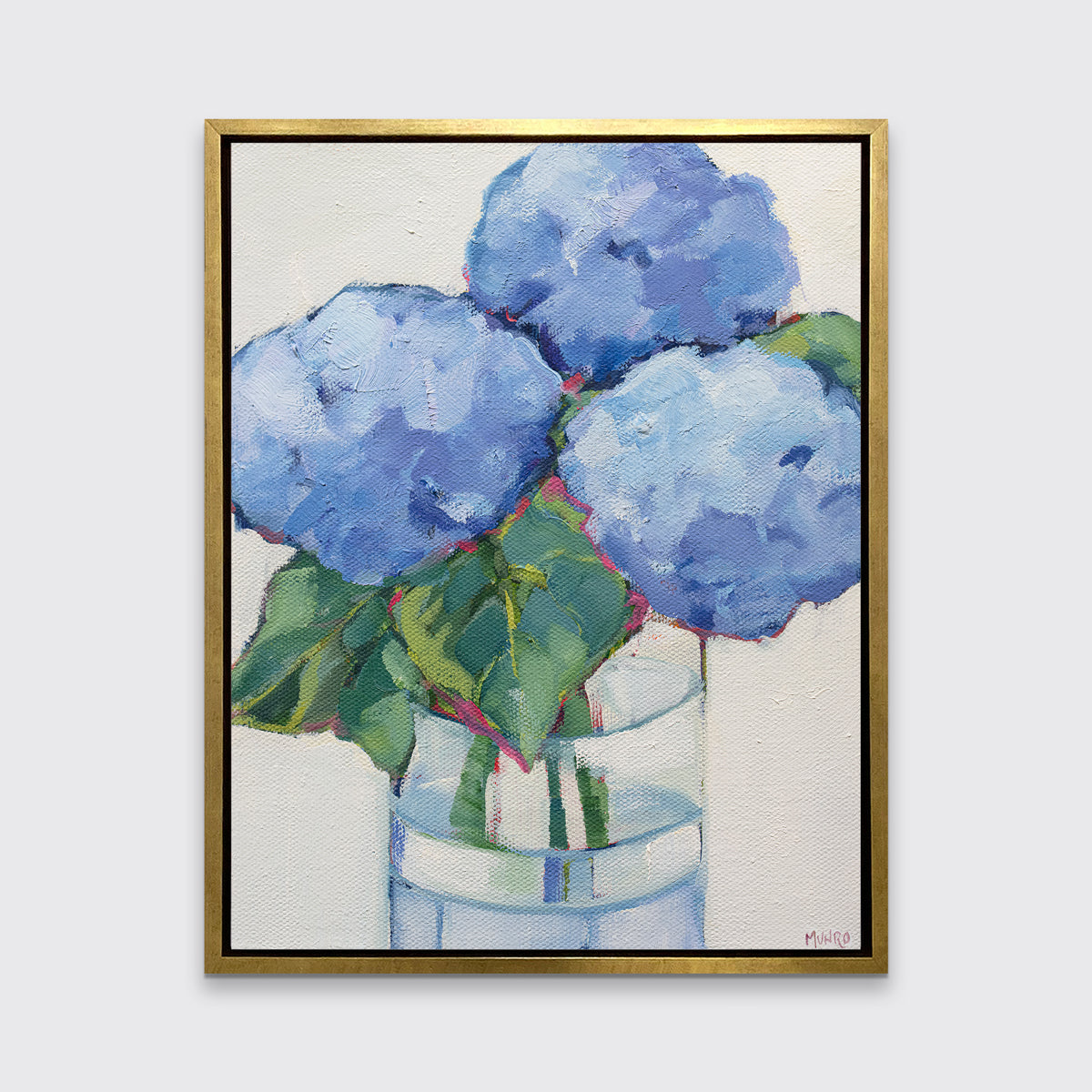 Hydrangea Study 3 - Open Edition Canvas Print