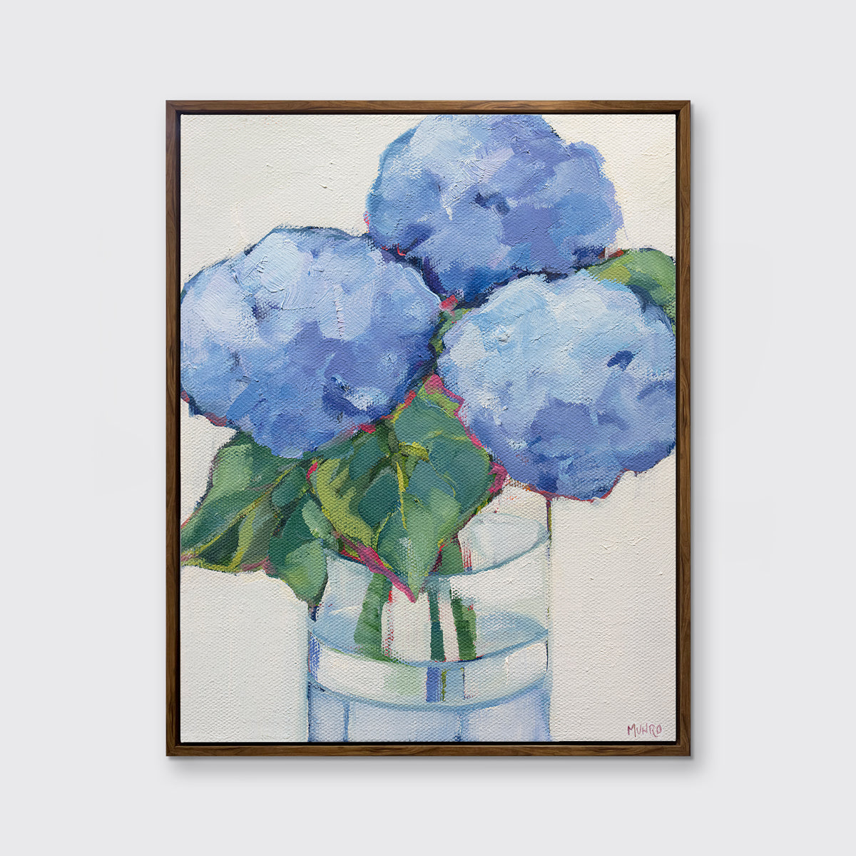 Hydrangea Study 3 - Open Edition Canvas Print
