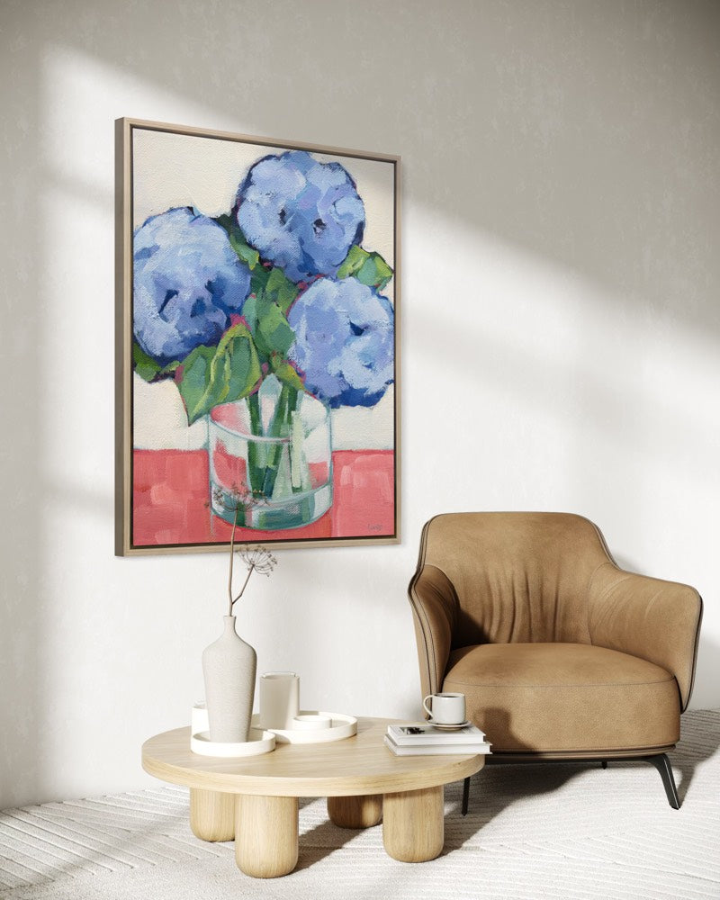 Hydrangea Study 2 - Open Edition Canvas Print