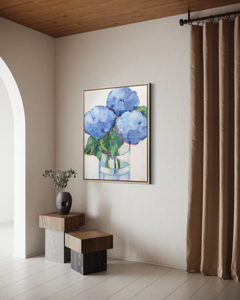 Hydrangea Study 3 - Open Edition Canvas Print