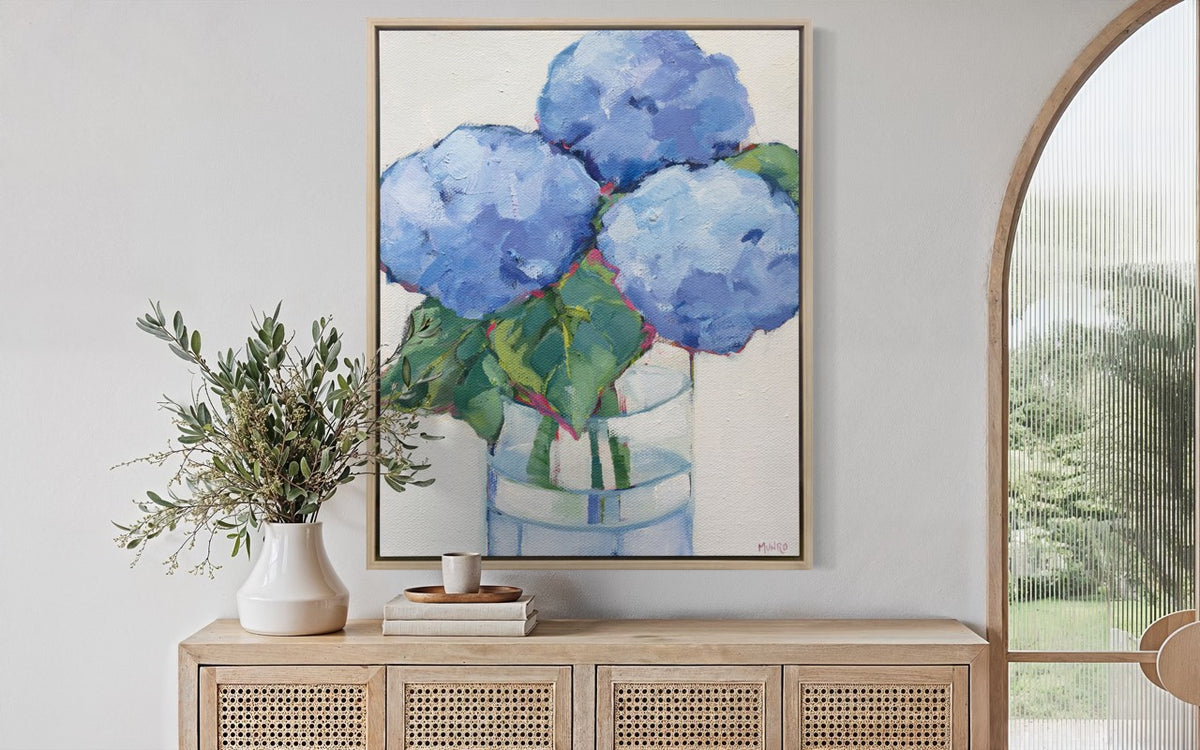 Hydrangea Study 3 - Open Edition Canvas Print