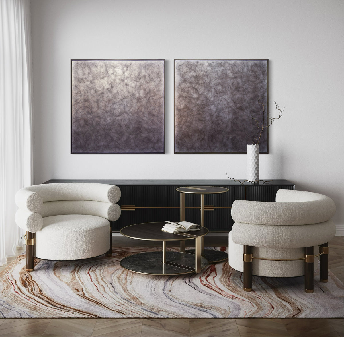In Memorium - Original Diptych *