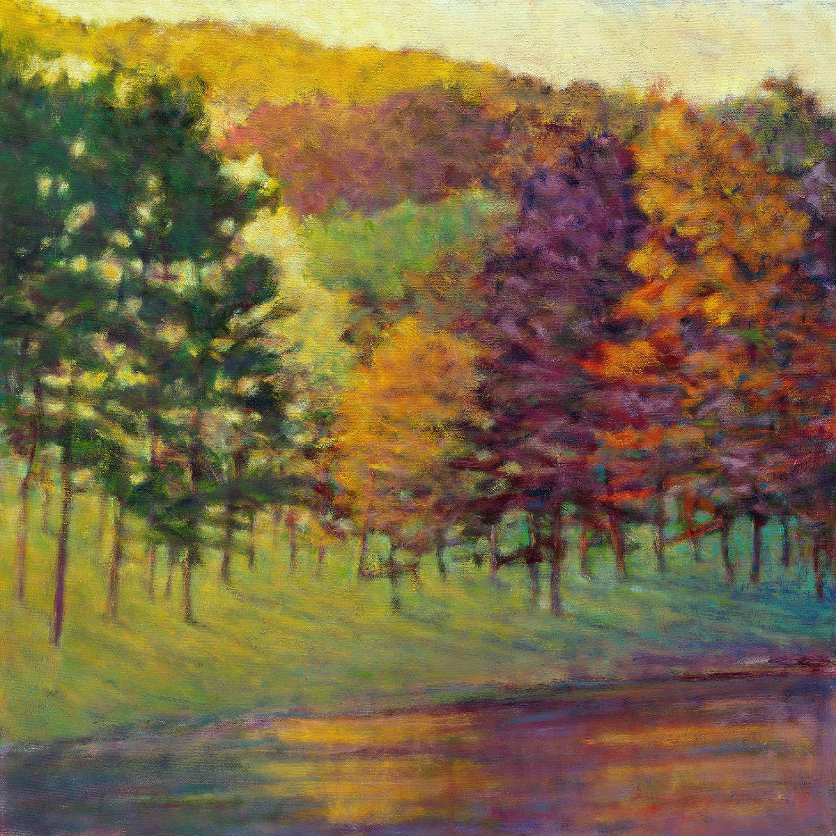 Color at the Lake - Original Painting