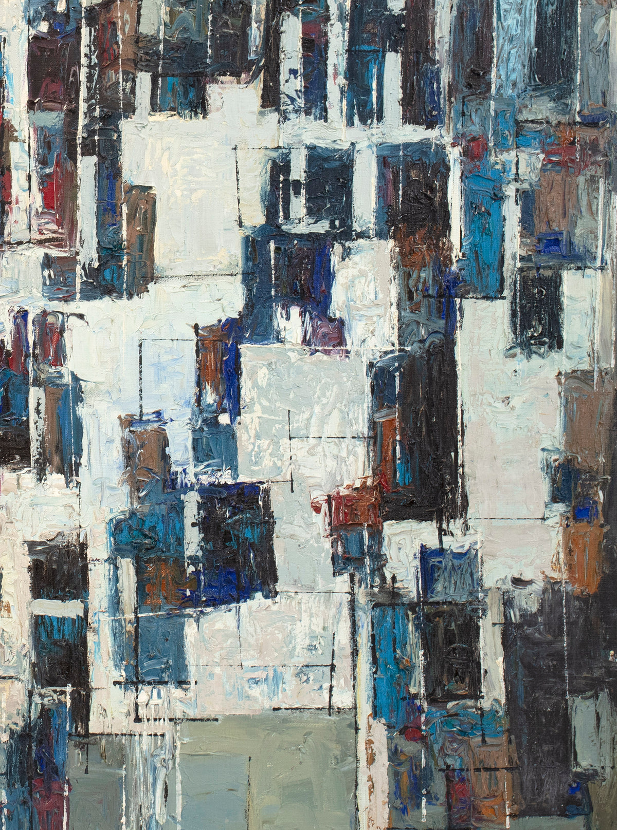 Medieval City - Original Modern Painting