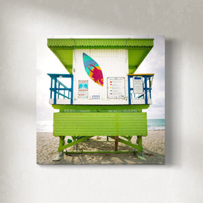 Miami Beach Lifeguard Stand - 1st Street - Rear View