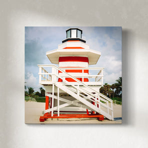 Miami Lifeguard Stand - The Jetty - Front View