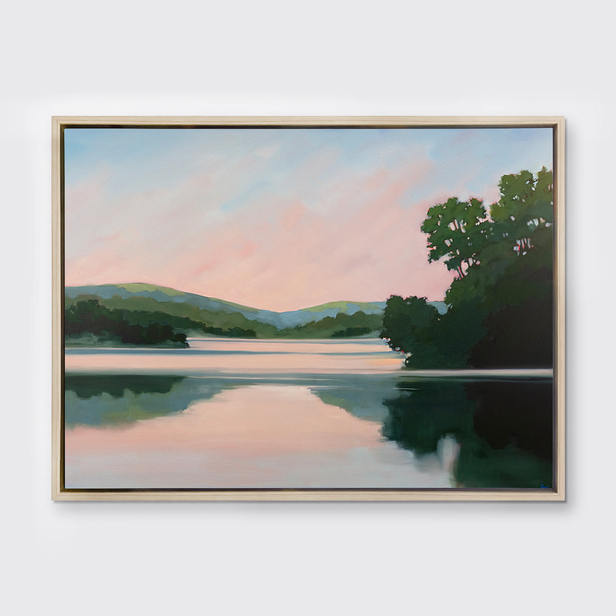 Mirrored Water - Open Edition Canvas Print