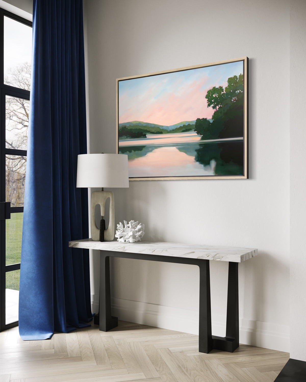 Mirrored Water - Open Edition Canvas Print