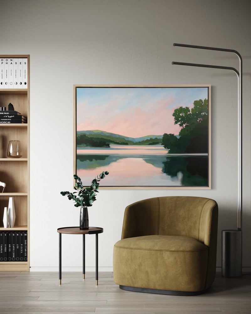 Mirrored Water - Open Edition Canvas Print