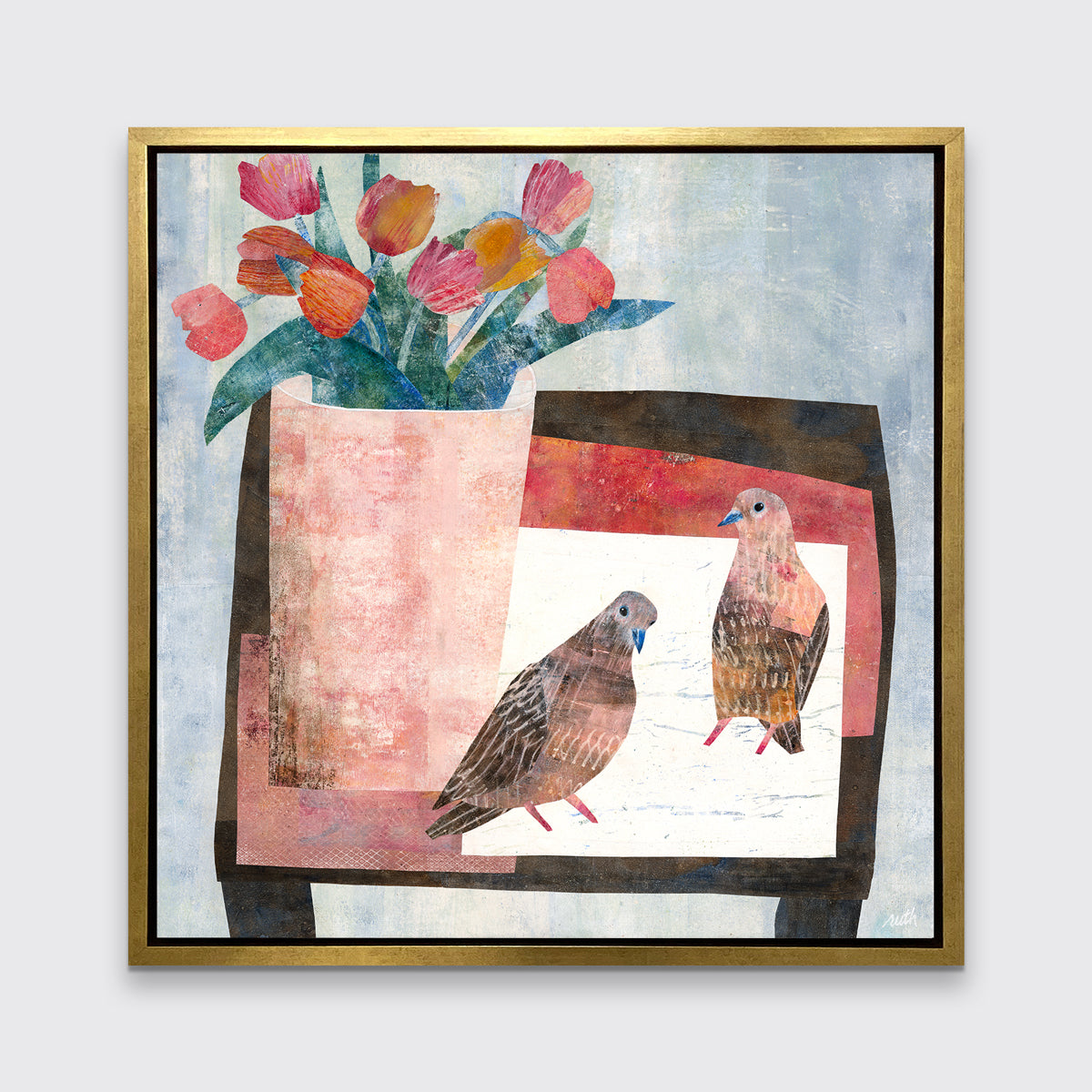 Mourning Doves - Open Edition Canvas Print
