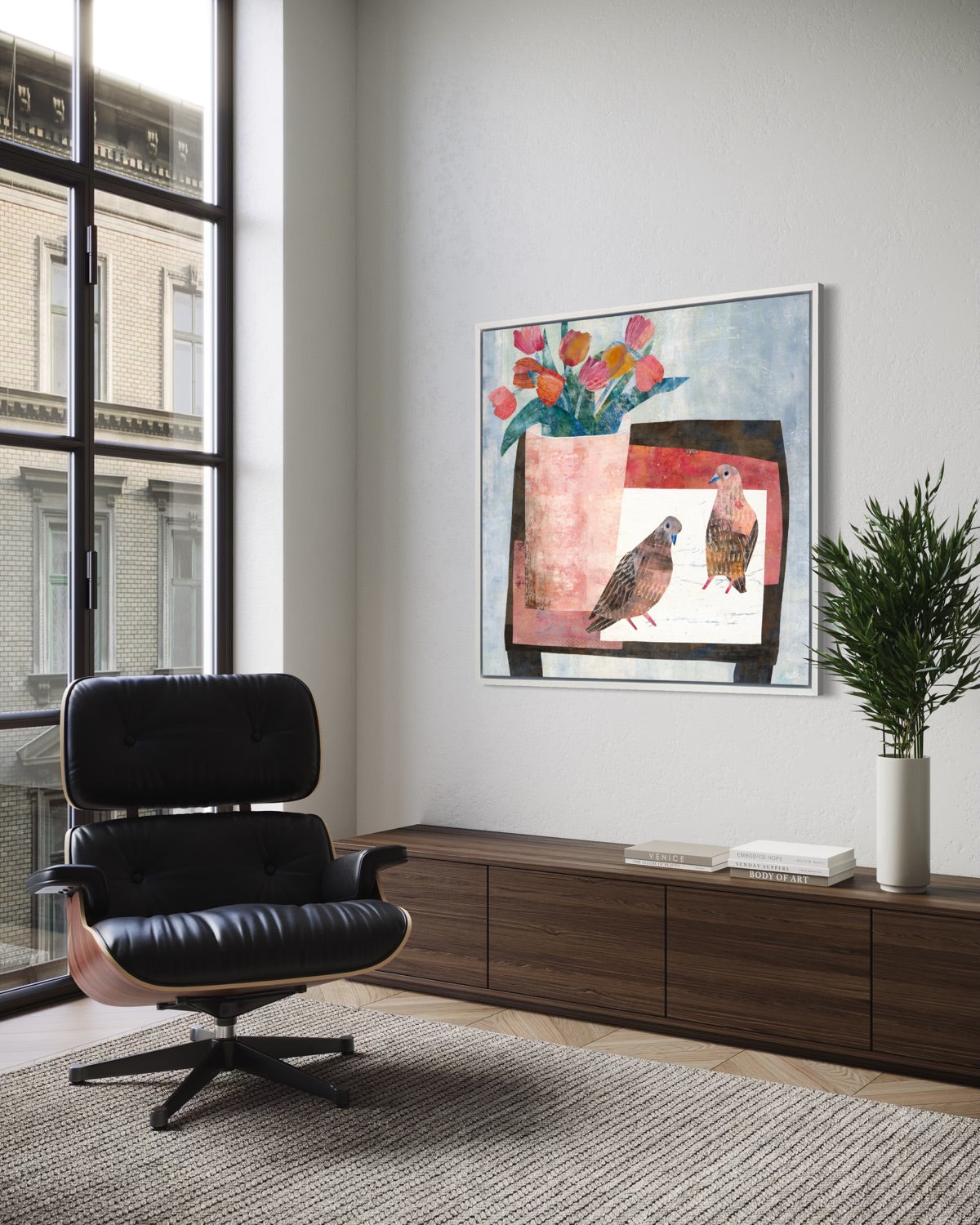 Mourning Doves - Open Edition Canvas Print