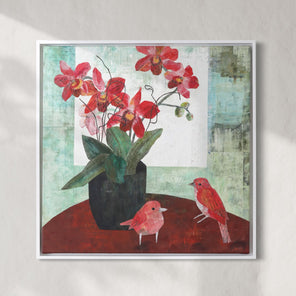 Red Orchid - Original Painting *
