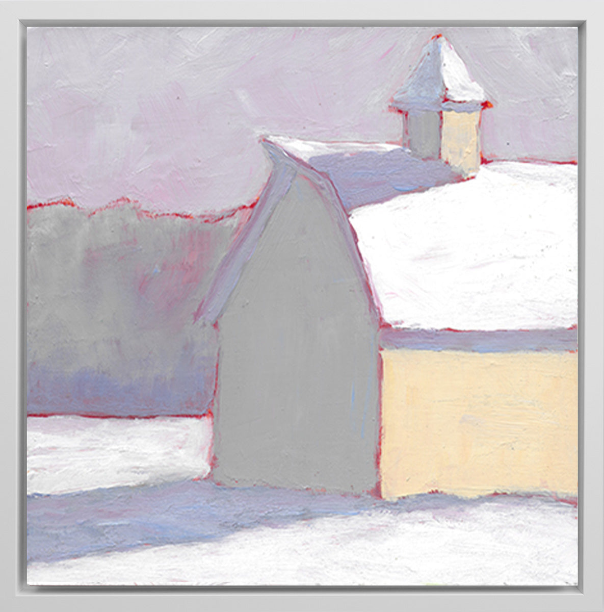 Pastel Snow - Original Painting *