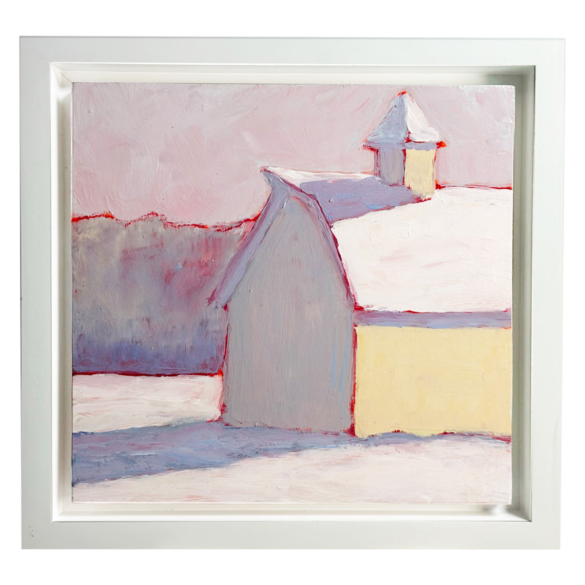 Pastel Snow - Original Painting *