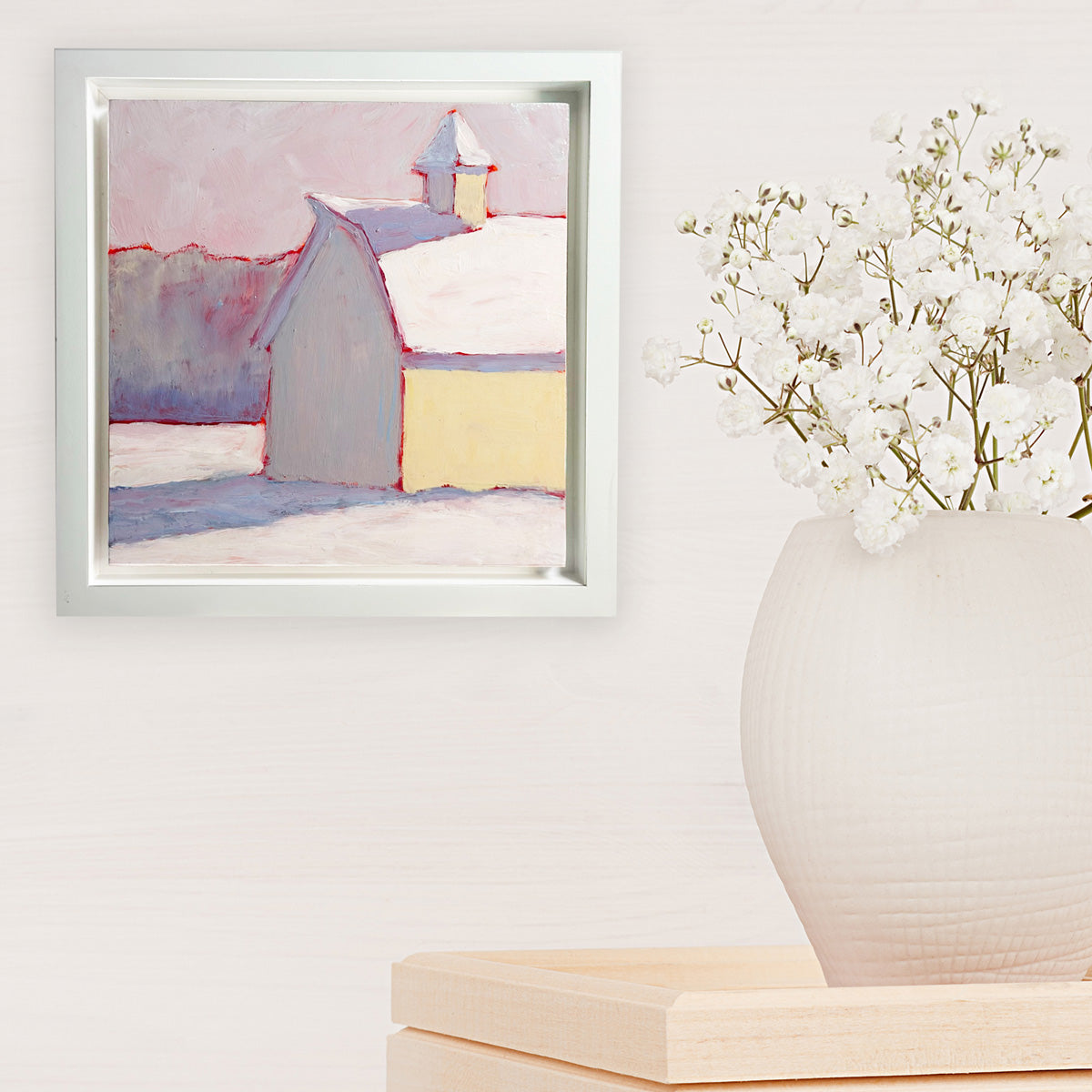 Pastel Snow - Original Painting *