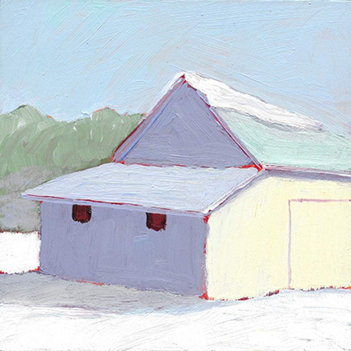 Peaceful Snow - Original Painting *