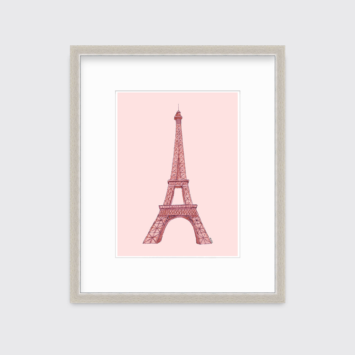 Pink Eiffel Tower - Open Edition Paper Print