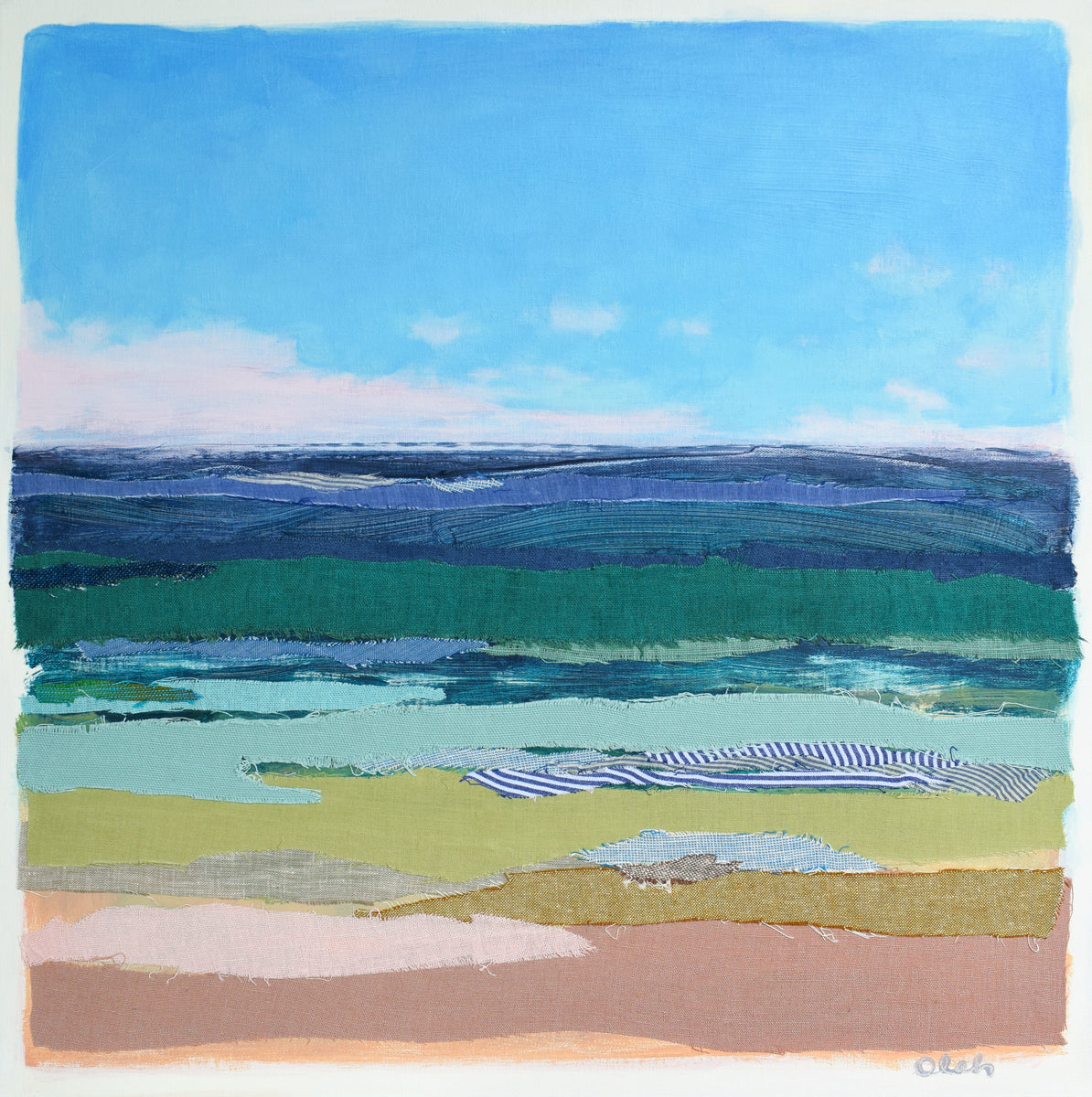 Pink Horizon 4 - Original Painting *