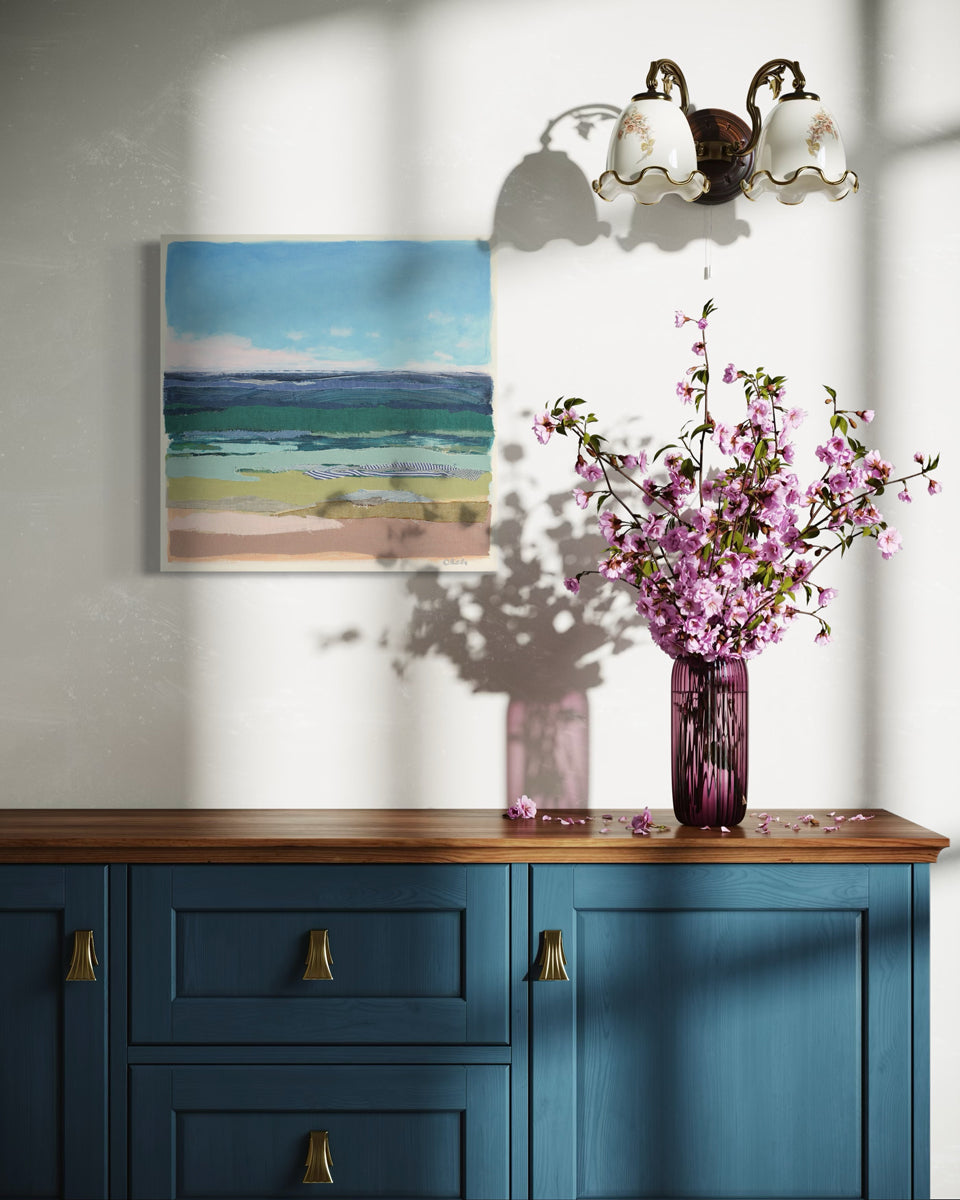 Pink Horizon 4 - Original Painting *