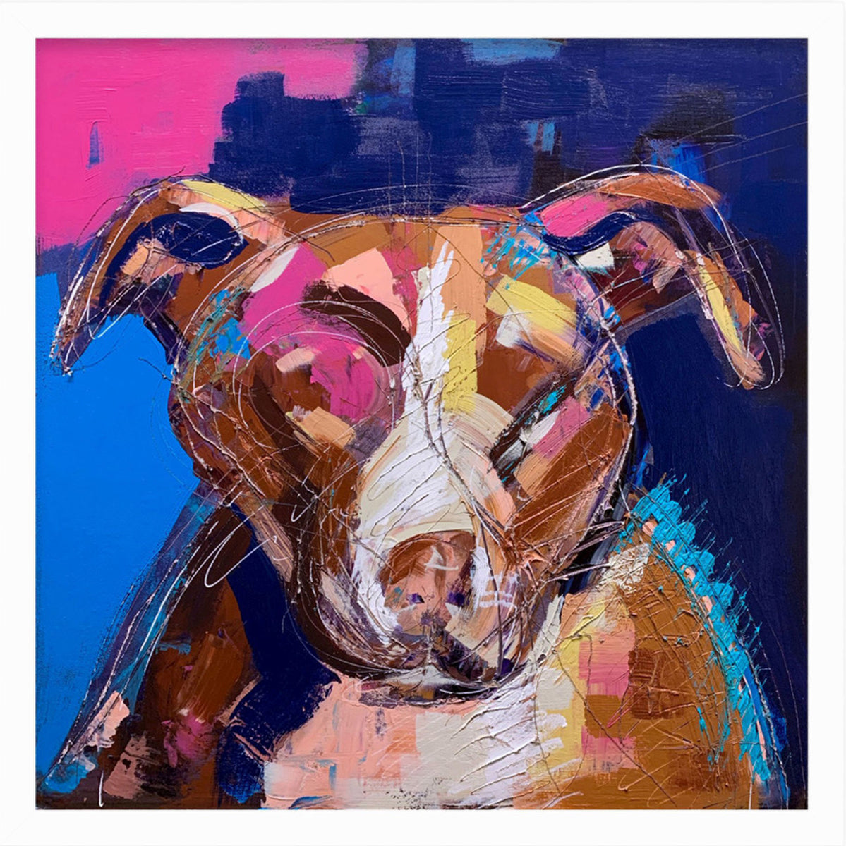 Pitbull 2 - Original Painting *