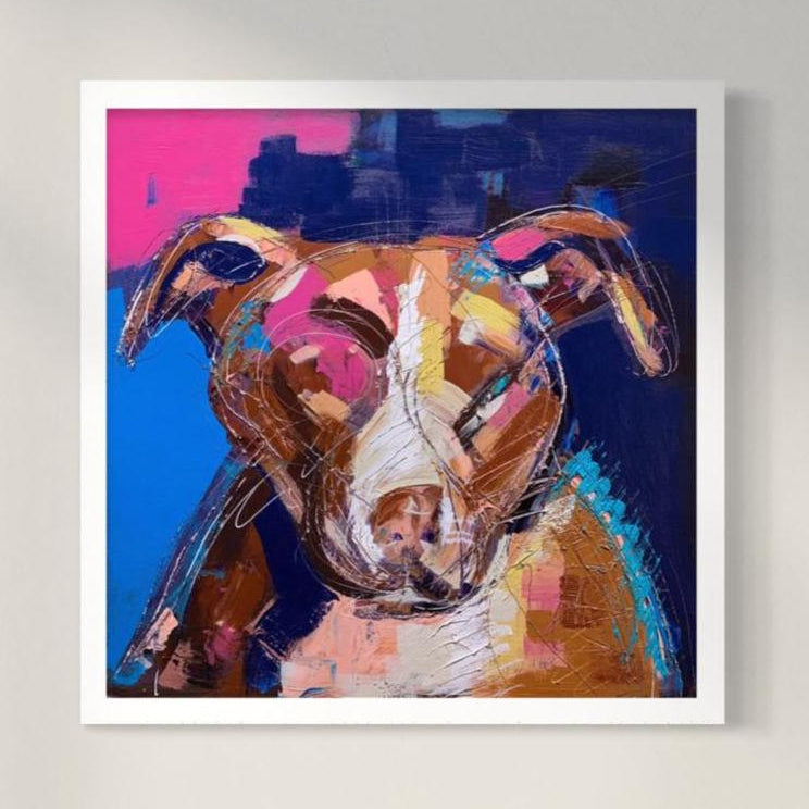 Pitbull 2 - Original Painting *