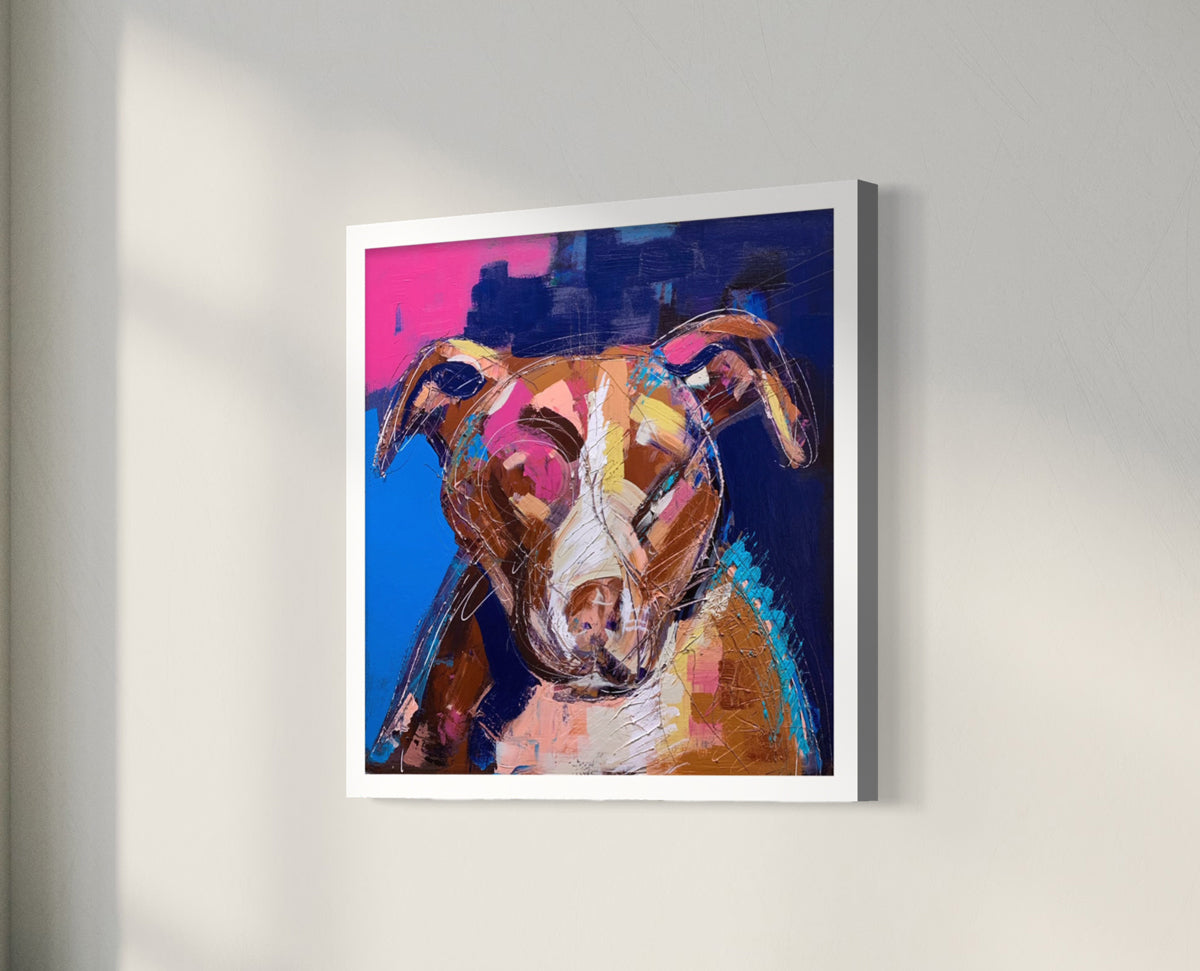 Pitbull 2 - Original Painting *