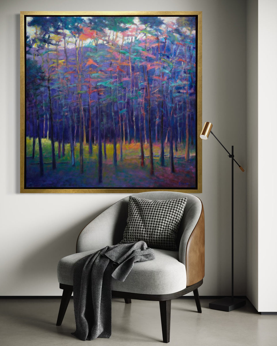 Purple Woods - Open Edition Canvas Print