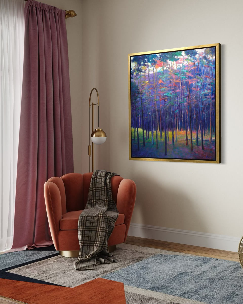 Purple Woods - Open Edition Canvas Print