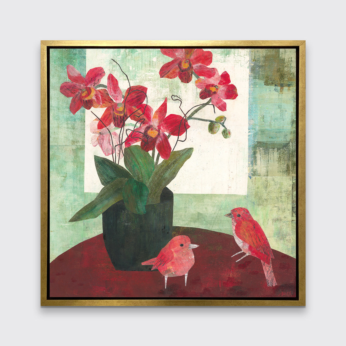 Red Orchid - Open Edition Canvas Print