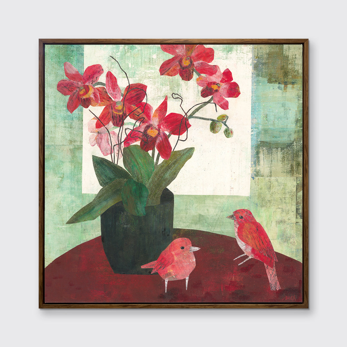 Red Orchid - Open Edition Canvas Print
