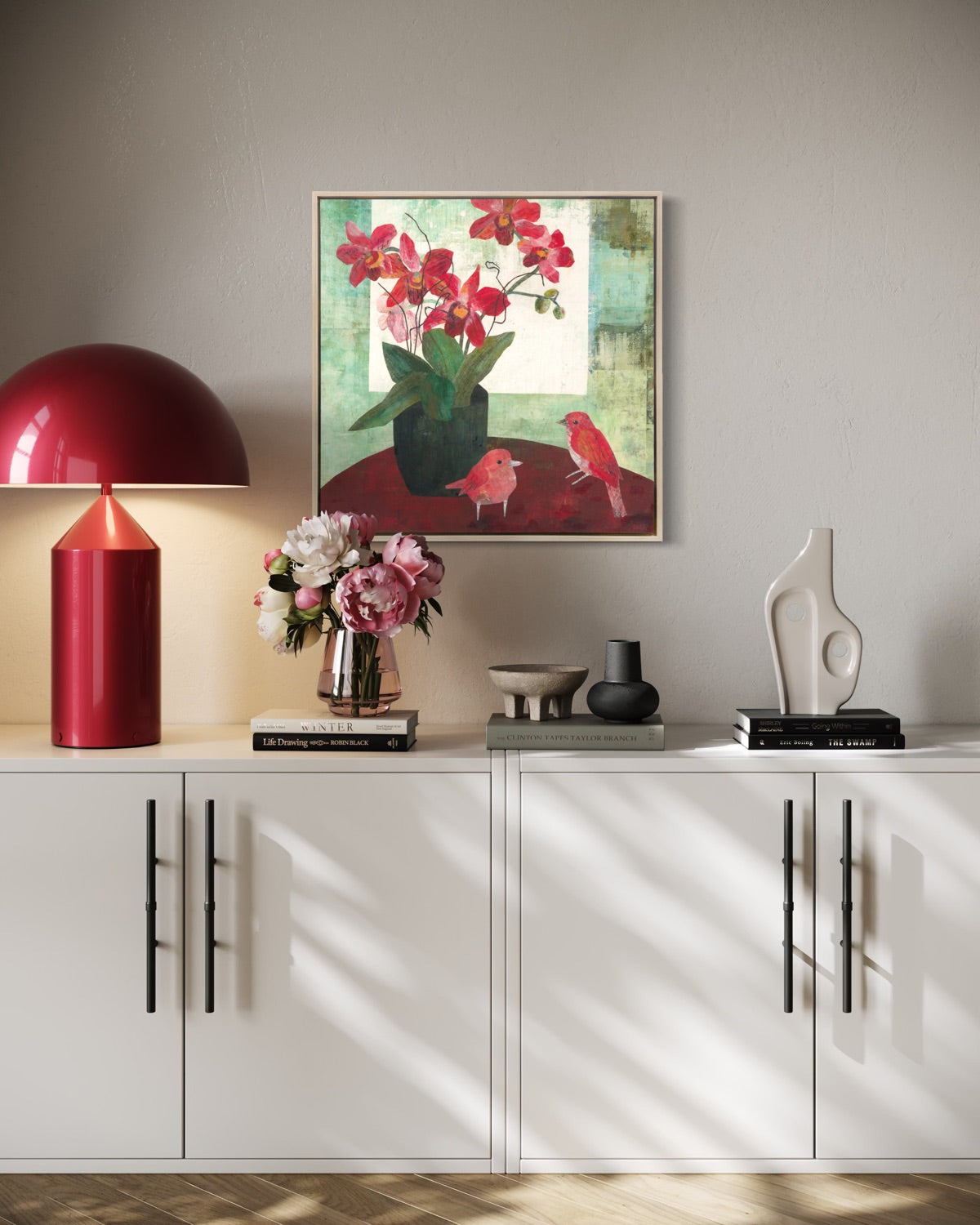 Red Orchid - Open Edition Canvas Print