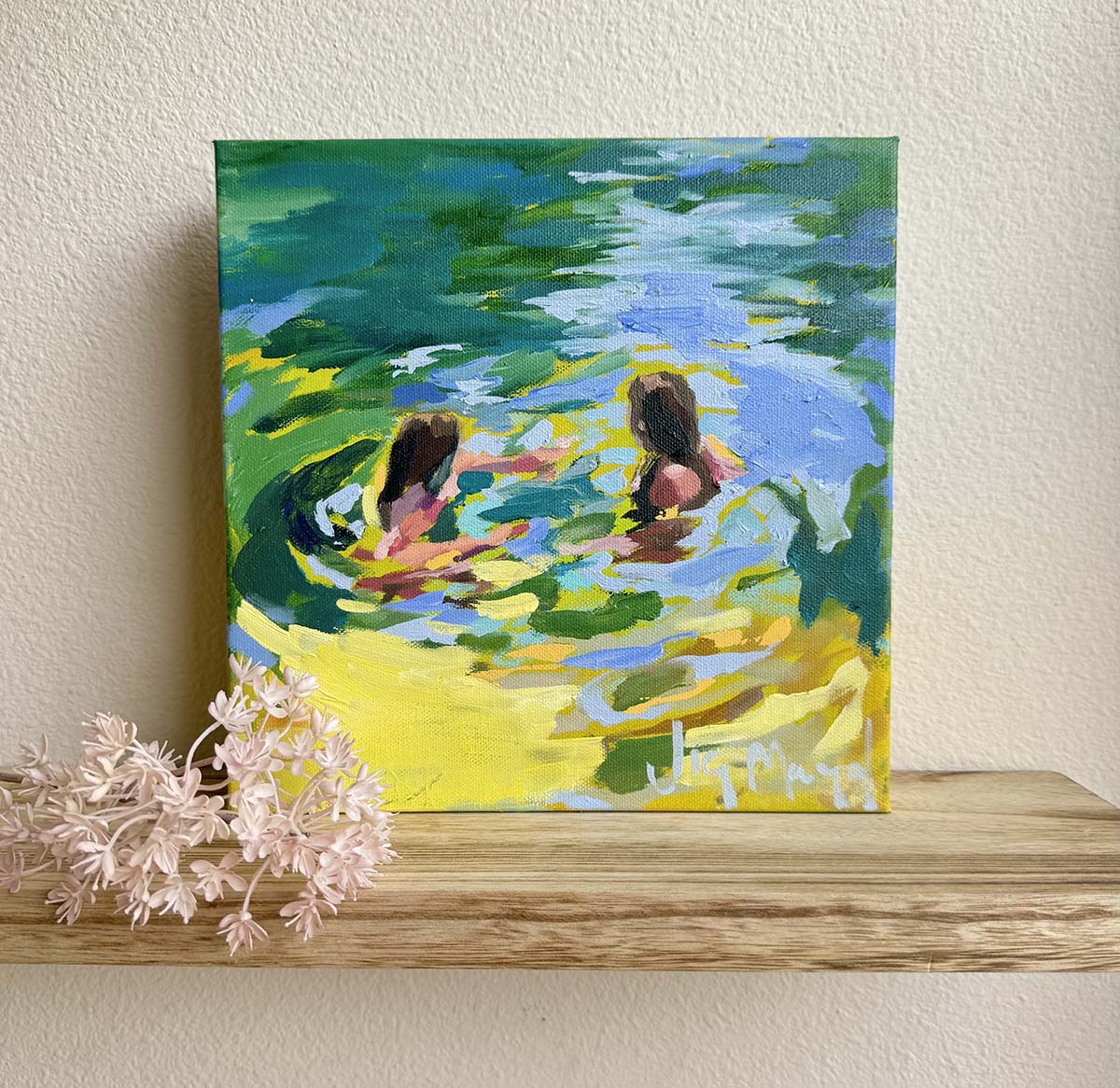 Reflections in the Water - Original Painting *