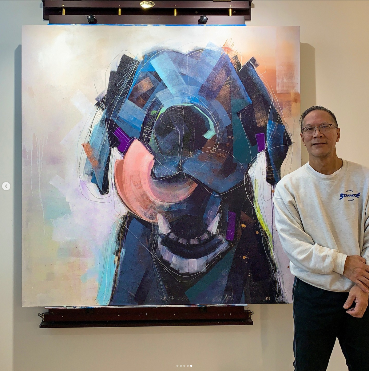 Lick'n Chops - Original Painting