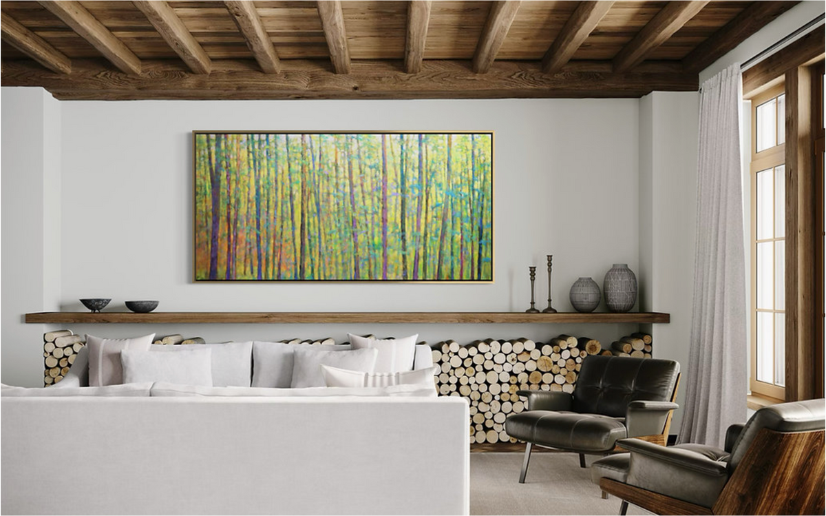 Yellows Moving Through - Original Painting