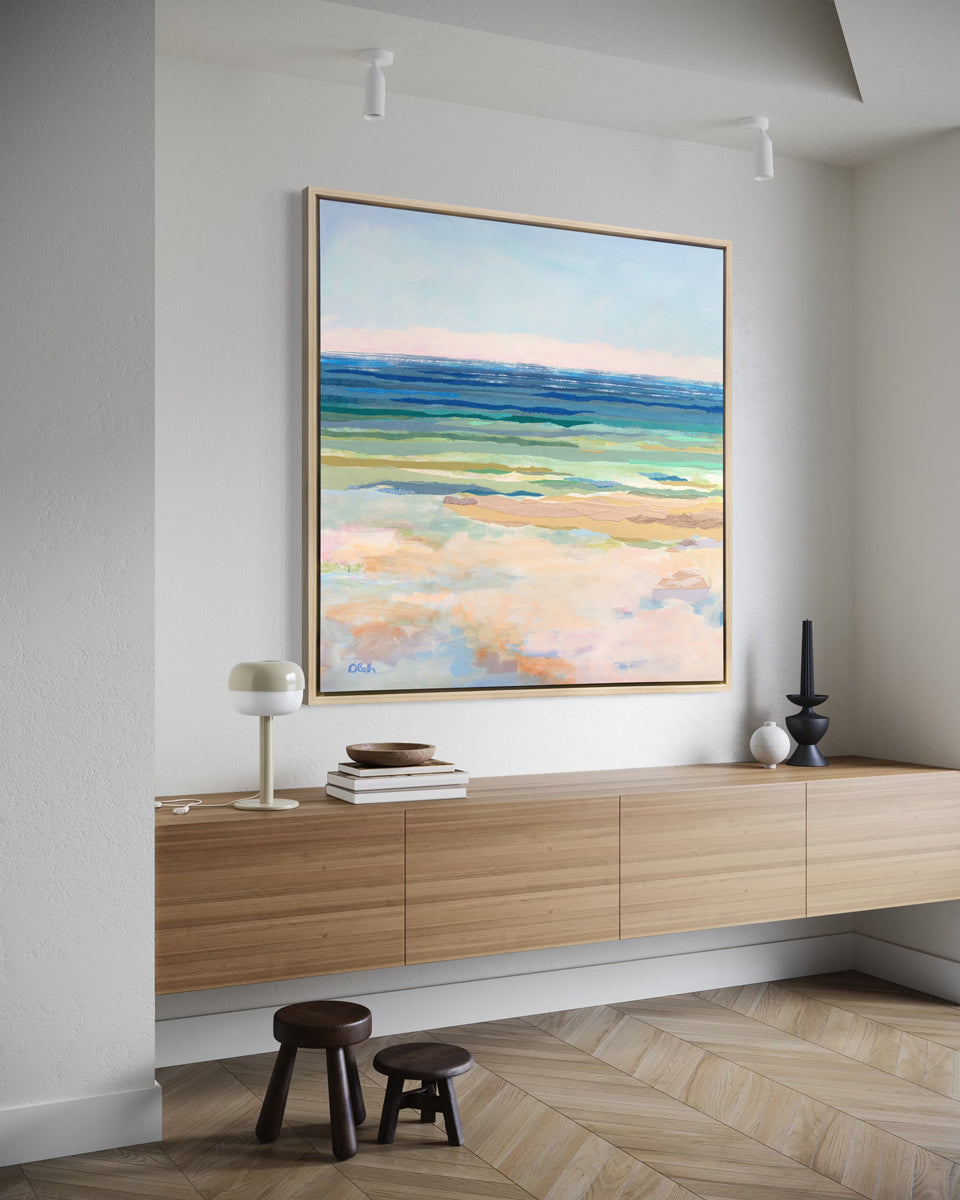 Seaglass Sea 2 - Open Edition Canvas Print