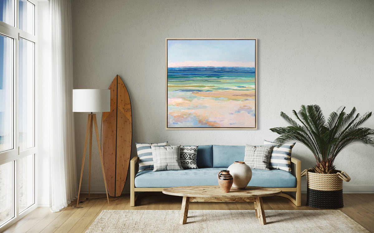 Seaglass Sea 2 - Open Edition Canvas Print