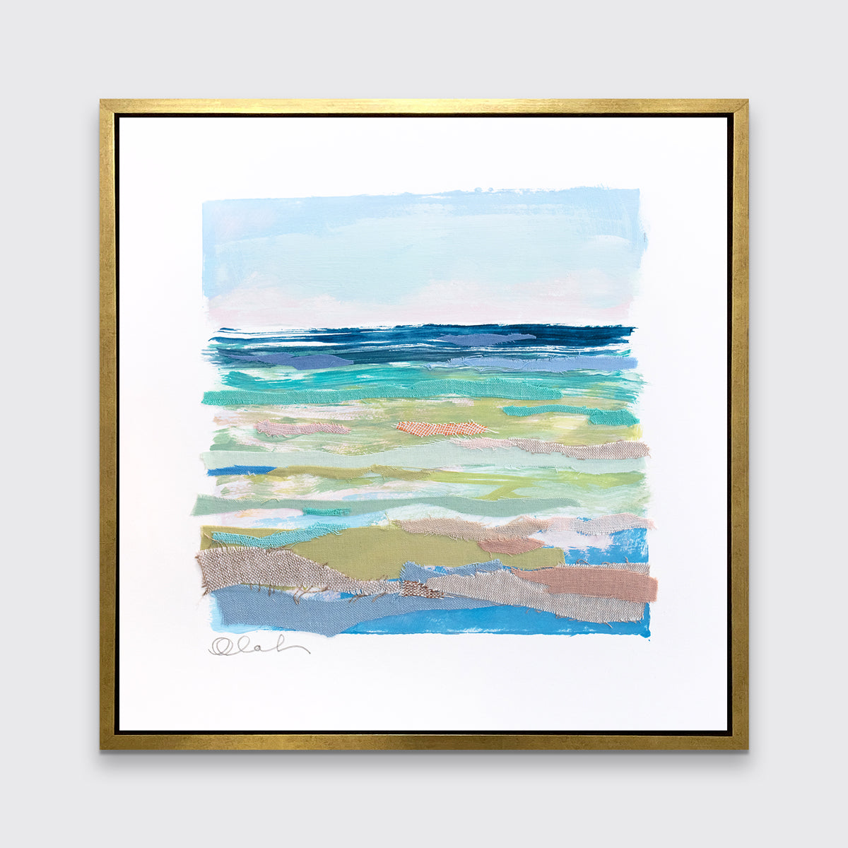 Seaglass Sea 3 - Open Edition Canvas Print