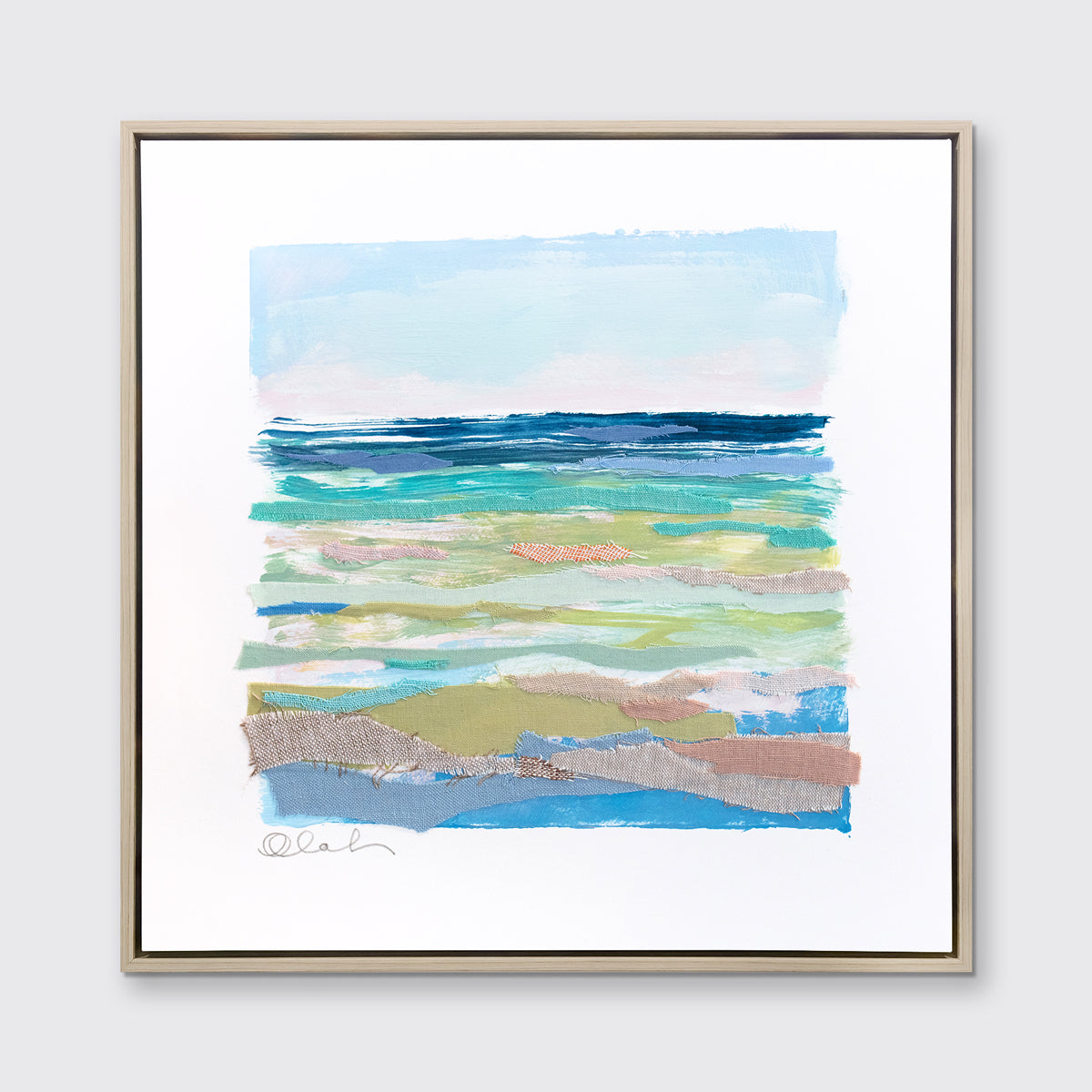 Seaglass Sea 3 - Open Edition Canvas Print
